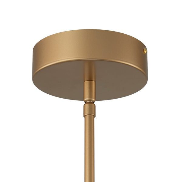 Chandelierias - Modern Black and Gold Square Dimmable LED Pendant - Pendant - Black and Gold -