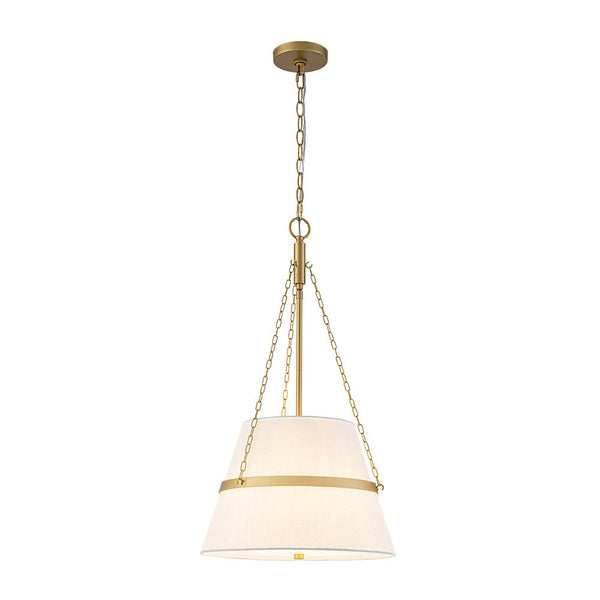 Chandelierias - Modern Casual 4 - Light Conical Linen Shade Pendant - Pendant - Black -