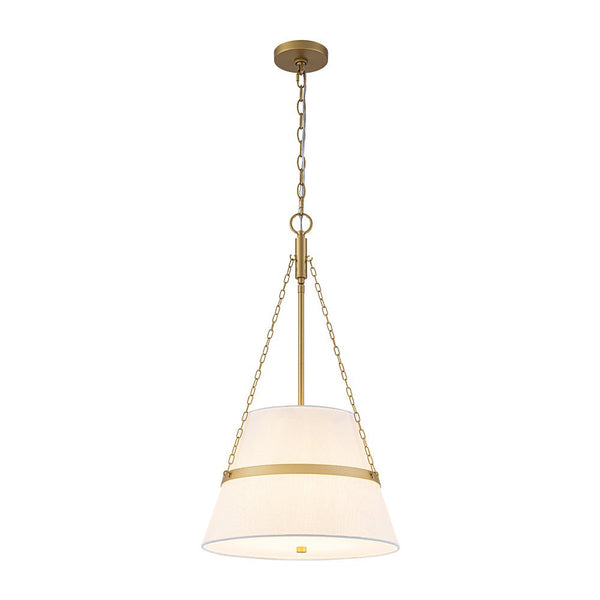 Chandelierias - Modern Casual 4 - Light Conical Linen Shade Pendant - Pendant - Black -