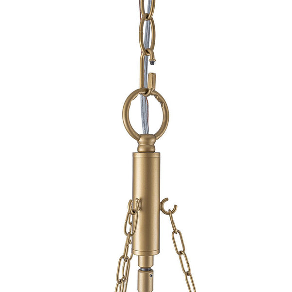 Chandelierias - Modern Casual 4 - Light Conical Linen Shade Pendant - Pendant - Black -