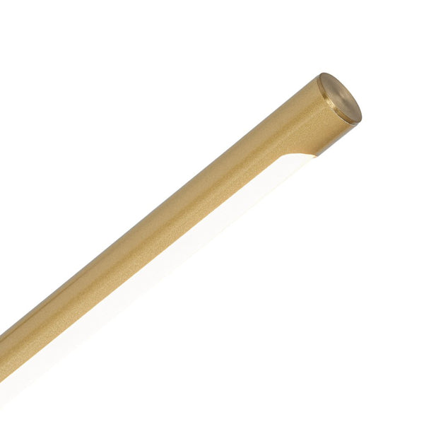 Chandelierias - Modern Dimmable LED Slim Long Bar Linear Pendant - Gold -