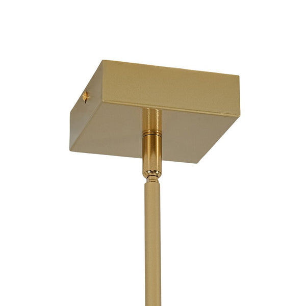 Chandelierias - Modern Dimmable LED Slim Long Bar Linear Pendant - Gold -