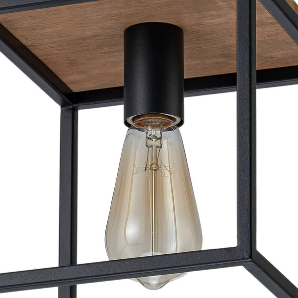 Chandelierias - Modern Farmhouse 1 - Light Square Cage Mini Pendant - Pendant - 1 Pack -