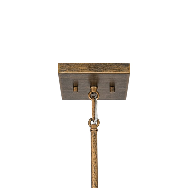 Chandelierias-Modern Farmhouse 4-Light Wrought Iron Geometric Cage Pendant-Pendants-13.0 in-