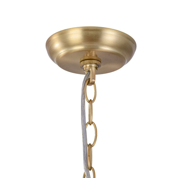 Chandelierias - Modern Farmhouse Bullet 1 - Light Metal Dome Pendant - Pendants - White -