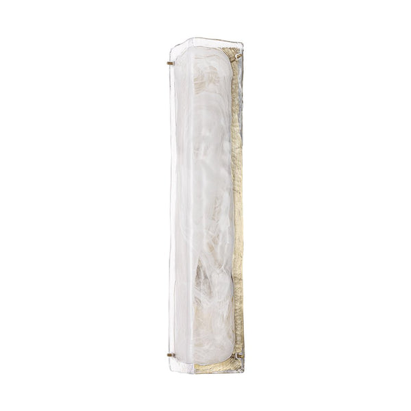 Chandelierias - Modern Handmade Cloud Glass Linear Vanity Light - Wall Light - 13.4in -