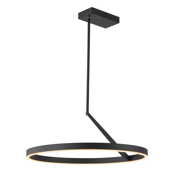 Chandelierias - Modern Minimalist Dimmable LED Round Pendant - Pendant - Brass -