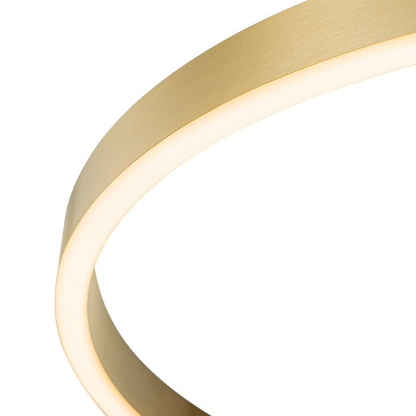 Chandelierias - Modern Minimalist Dimmable LED Round Pendant - Pendant - Brass -