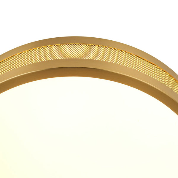 Chandelierias - Modern Perforated Dimmable LED Flush Mount - Flush Mount - Black -