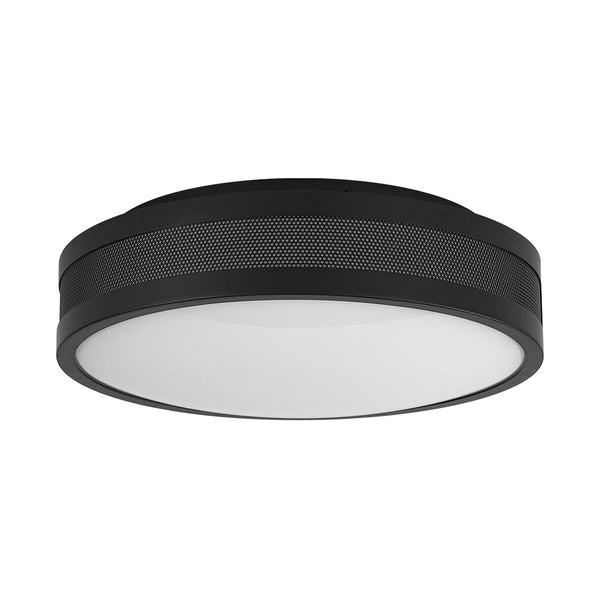 Chandelierias - Modern Perforated Dimmable LED Flush Mount - Flush Mount - Black -