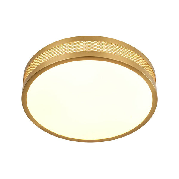 Chandelierias - Modern Perforated Dimmable LED Flush Mount - Flush Mount - Black -