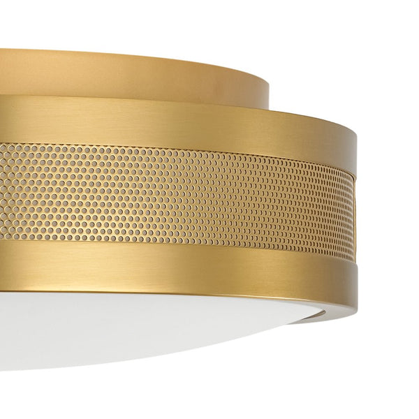 Chandelierias - Modern Perforated Dimmable LED Flush Mount - Flush Mount - Black -