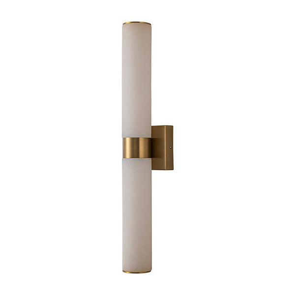 Chandelierias - Modern Rock Texture Linear Tube Dimmable LED Vanity Light - Wall Light - Black -