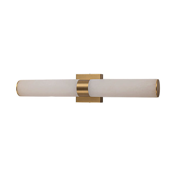 Chandelierias - Modern Rock Texture Linear Tube Dimmable LED Vanity Light - Wall Light - Gold -