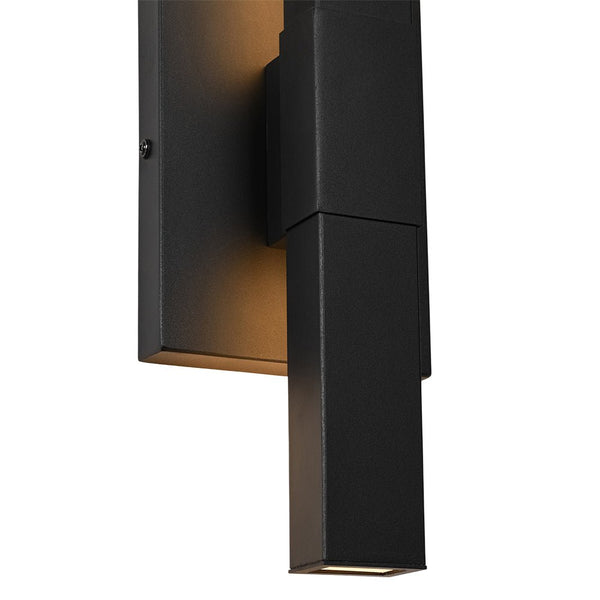 Chandelierias - Modern Slim Linear Flat Tube LED Outdoor Wall Sconce - Wall Light - 2 - Pack -