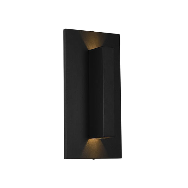 Chandelierias - Modern Slim Tube Rectangle LED Outdoor Wall Sconce - Wall Light - 2 - Pack -