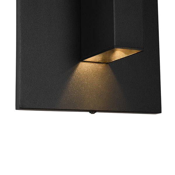 Chandelierias - Modern Slim Tube Rectangle LED Outdoor Wall Sconce - Wall Light - 2 - Pack -