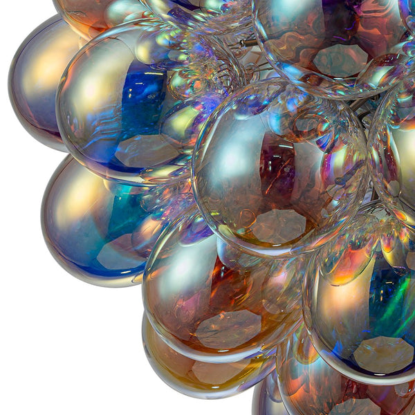 Chandelierias - Multi - colored Balloon Glass Cluster Bubble Chandelier - Chandeliers - Large -