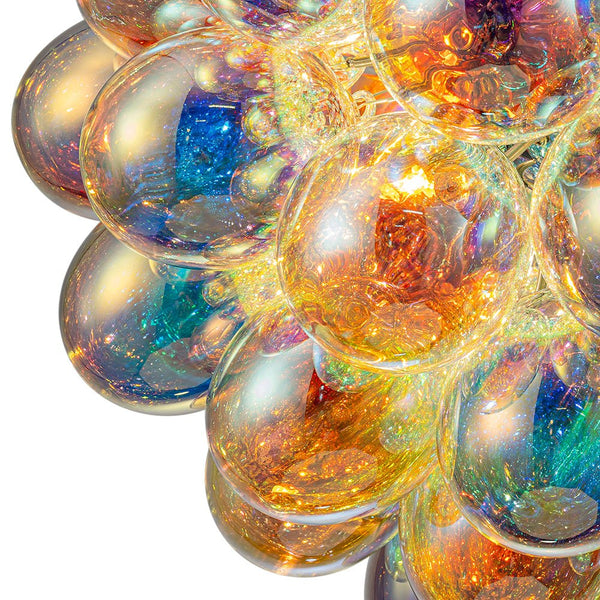 Chandelierias - Multi - colored Balloon Glass Cluster Bubble Chandelier - Chandeliers - Large -