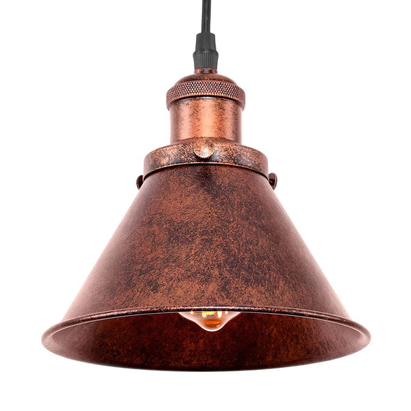 Chandelierias - OPen Box - Farmhouse 1 - Light Retro Cone Pendant - Pendant -