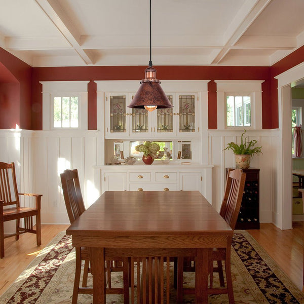 Chandelierias - OPen Box - Farmhouse 1 - Light Retro Cone Pendant - Pendant -