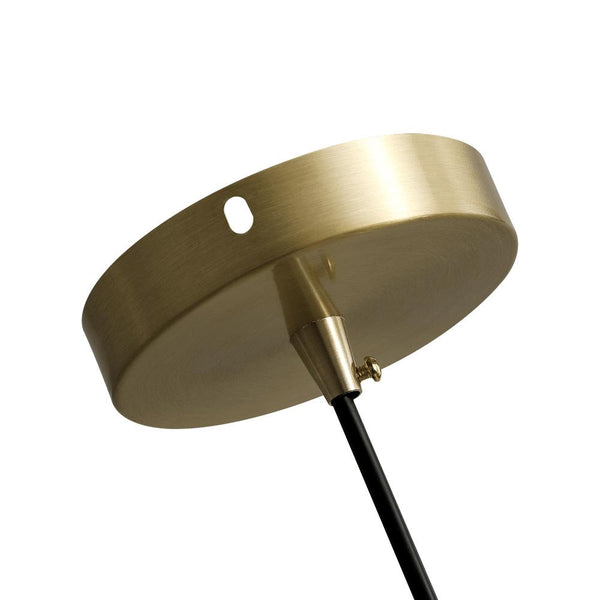 Chandelierias - Open Box - Mid - Century Dome Brass Pendant Light - Pendant -