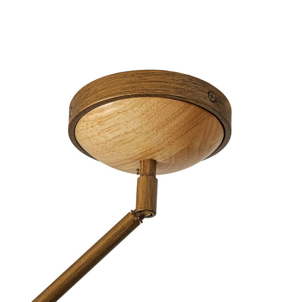 Chandelierias - Scandinavia 4 - Light Hemi - special Frosted Glass Linear Chandelier - Aged Brass -