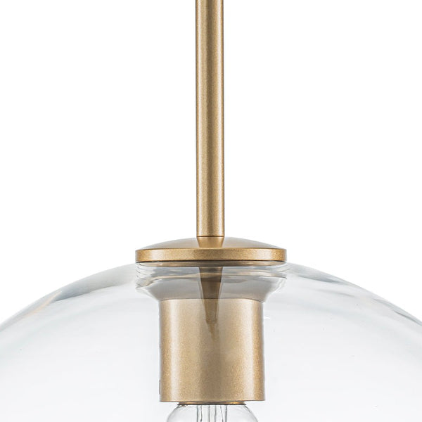 Chandelierias - Single - Light Sculptural Glass Globe Pendant - Pendant - Black -