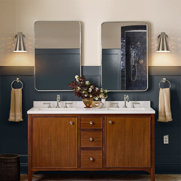 Chandelierias - Sleek Modern 1 - Light Cone - Shaped Perforated Metal Wall Sconce - Wall Light - Brass -