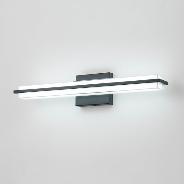 Chandelierias - Sleek Modern Cuboid Bar Linear Dimmable LED Vanity Light - Wall Light - Black -