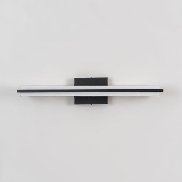 Chandelierias - Sleek Modern Cuboid Bar Linear Dimmable LED Vanity Light - Wall Light - Black -