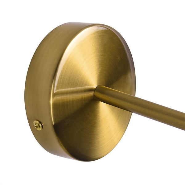 Modern 2-Light Black Armed Wall Sconce
