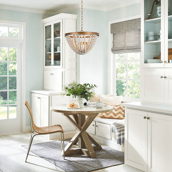 Modern 3-Light Boho Beads Chandelier