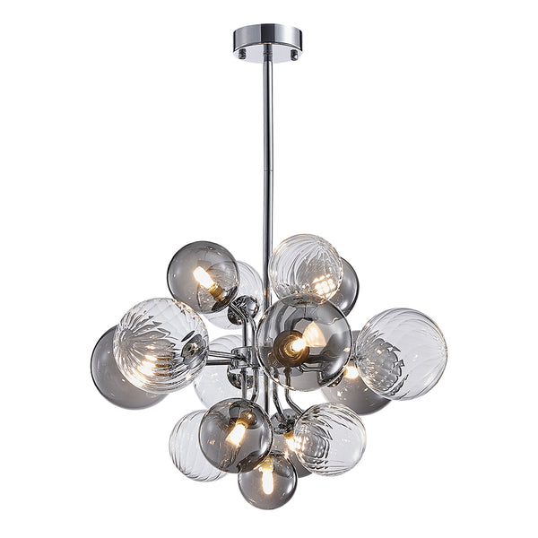 Modern Cluster Bubble Grape Chandelier