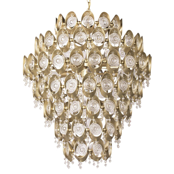 Modern Gold Luxury Crystal Chandelier