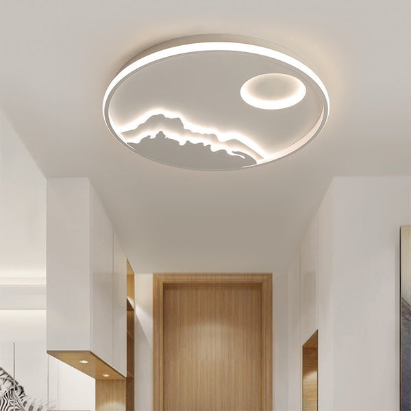 Modern Sunrise Led Flush Mount Ceiling Light