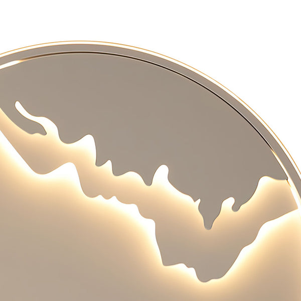 Modern Sunrise Led Flush Mount Ceiling Light