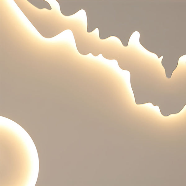 Modern Sunrise Led Flush Mount Ceiling Light