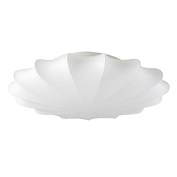 Chandelieria-3-Light Modern Flush Mount Ceiling Light With Silk Lampshade-Ceiling Light-Small-