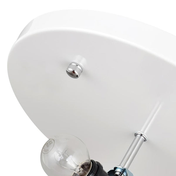 Chandelieria-3-Light Modern Flush Mount Ceiling Light With Silk Lampshade-Ceiling Light-Small-