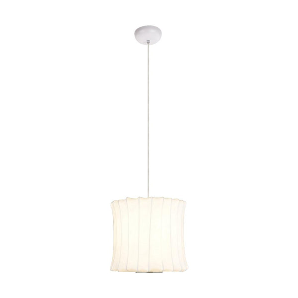 Chandelieria-Contemporary Bubble Silk Pendant Lamp-Pendant-Drum-