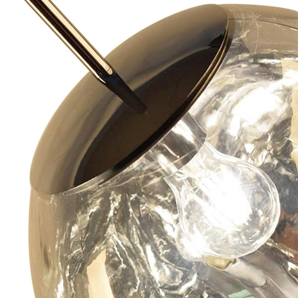 Chandelieria-Contemporary Melt Single Pendant Light-Pendant Light-Amber-11"
