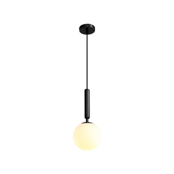 Chandelieria-Contemporary Small Globe Pendant Light-Pendant Light-Black-
