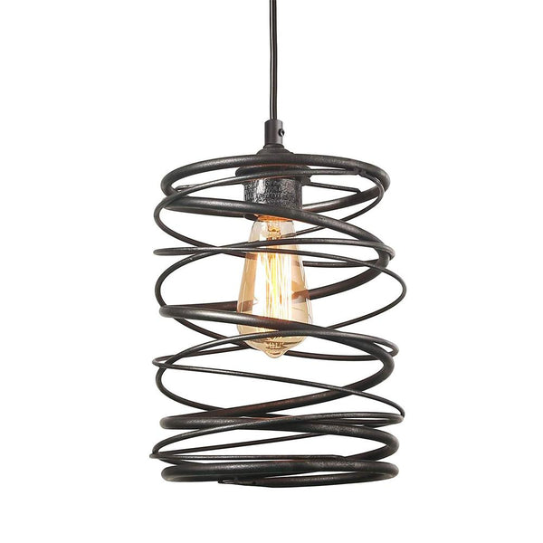 Chandelieria-Farmhouse Spring Single Hanging Pendant Light-Pendant-Default Title-