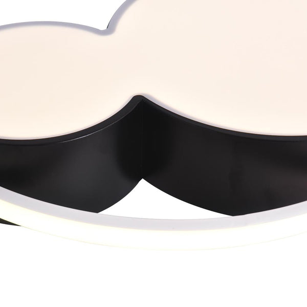 Chandelieria-Kids Mickey LED Ceiling Light for Bedroom-Flush Mount-Warm White-17"