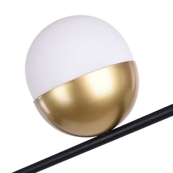 Chandelieria-Mid-Century Modern 3-light Glass Globe Chandelier-Chandelier-Default Title-