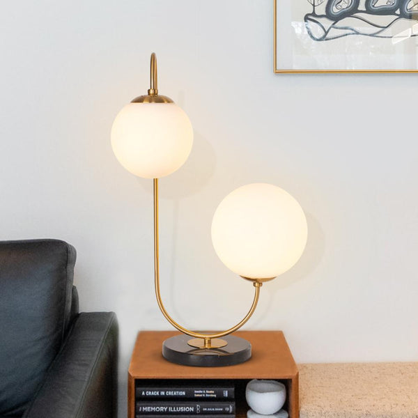 Chandelieria-Modern Globe Brass Table Lamp-Table Lamp-Default Title-