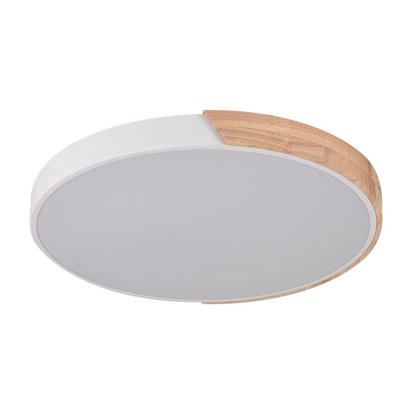 Chandelieria-Modern Round LED Flush Mount Ceiling Light-Flush Mount-White-Warm