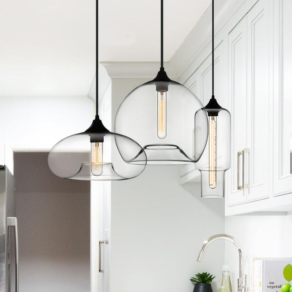 Chandelieria-Modern Three Lights Cluster Glass Pendant Lighting-Pendant Light-Default Title-