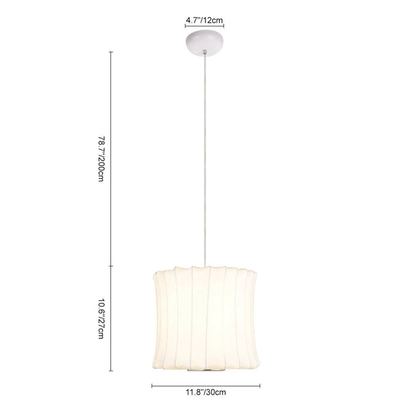 Chandelierias-Contemporary Bubble Silk Pendant Light-Pendant-Pear-